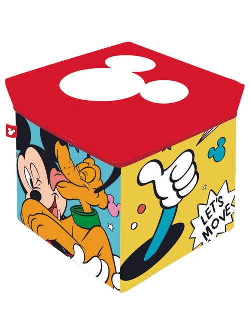 Tabouret de rangement cube- Disney Mickey - Kiabi