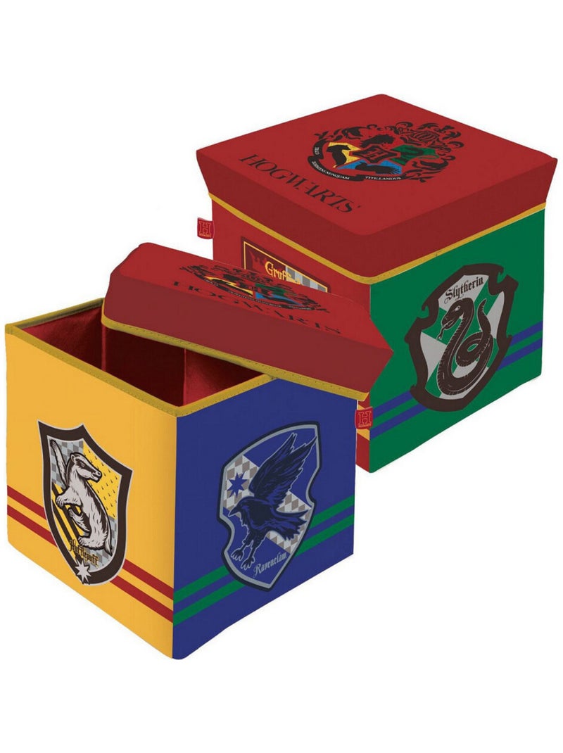 Tabouret de rangement cube- Harry Potter Multicolore - Kiabi