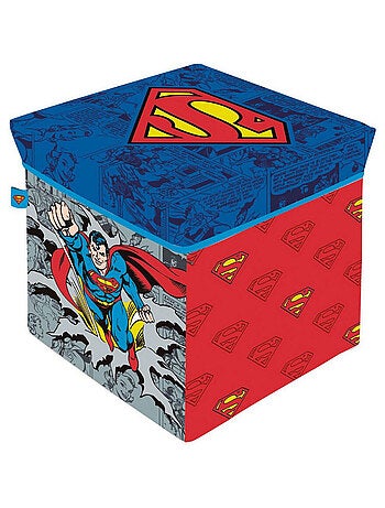 Tabouret de rangement cube- Superman