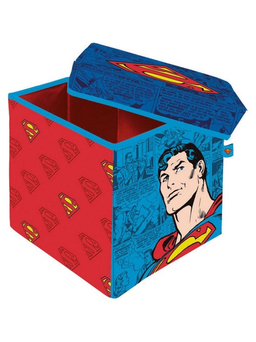Tabouret de rangement cube- Superman - Kiabi