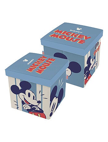 Tabouret de Rangement cube Disney Mickey