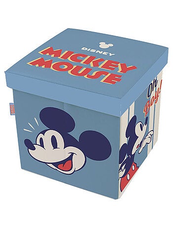 Tabouret de Rangement cube Disney Mickey
