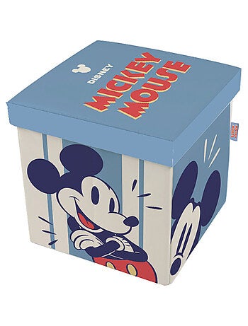 Tabouret de Rangement cube Disney Mickey