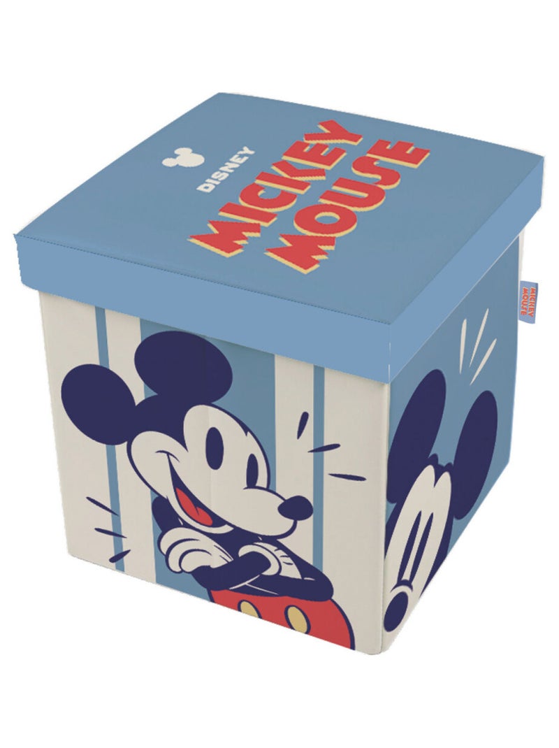 Tabouret de Rangement cube Disney Mickey Multicolore - Kiabi