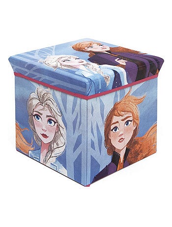Tabouret de rangement cube La Reine des Neiges
