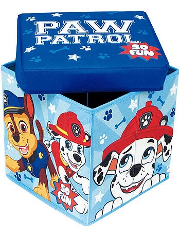 Tabouret de rangement cube Pat Patrouille