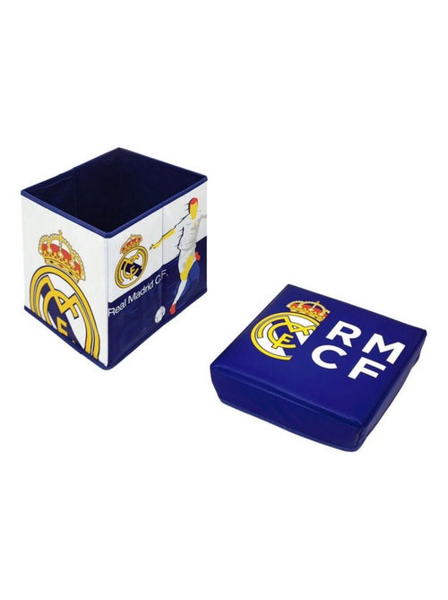 Tabouret de rangement cube Real Madrid CF - Kiabi