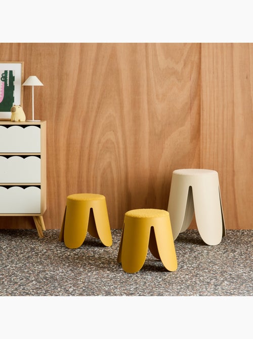 Tabouret empilable enfant bouclette texturée (lot de 2) Niki kids - Kiabi Tabouret empilable enfant bouclette texturée (lot de 2) Niki kids - Kiabi
