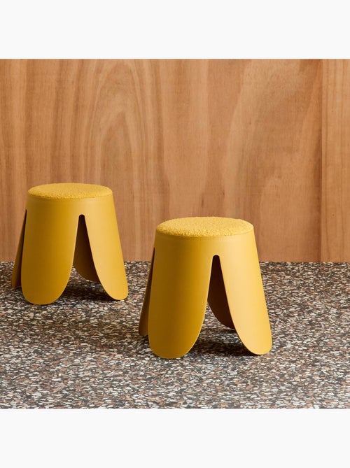 Tabouret empilable enfant bouclette texturée (lot de 2) Niki kids - Kiabi Tabouret empilable enfant bouclette texturée (lot de 2) Niki kids - Kiabi