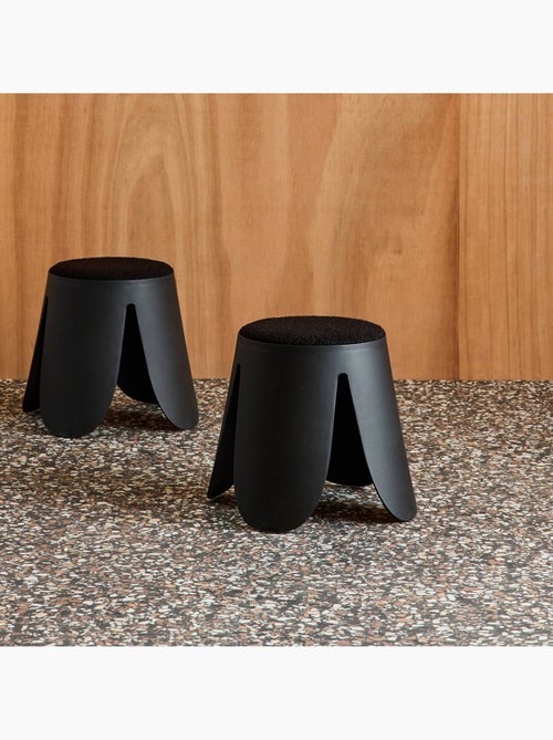 Tabouret empilable enfant bouclette texturée (lot de 2) Niki kids - Kiabi Tabouret empilable enfant bouclette texturée (lot de 2) Niki kids - Kiabi