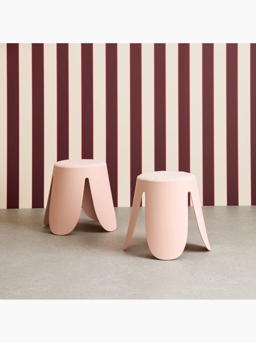 Tabouret empilable enfant bouclette texturée (lot de 2) Niki kids - Kiabi Tabouret empilable enfant bouclette texturée (lot de 2) Niki kids - Kiabi