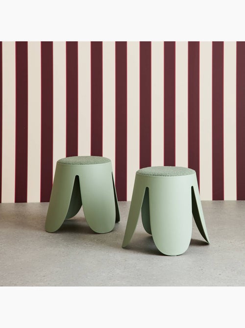 Tabouret empilable enfant bouclette texturée (lot de 2) Niki kids - Kiabi