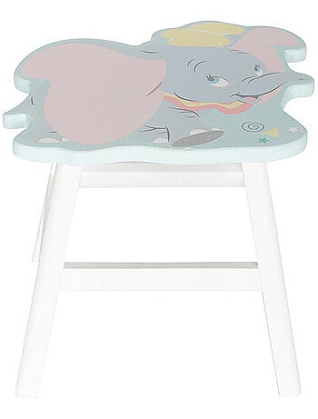 Tabouret en bois bleu et blanc – Dumbo