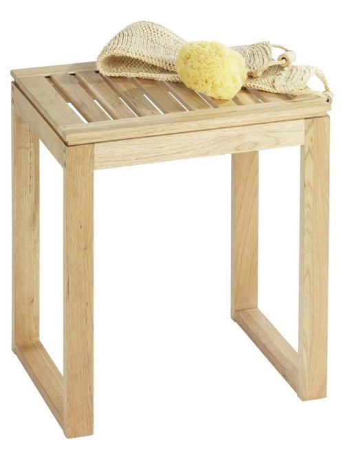 Tabouret en bois de noyer massif NORWAY - Kiabi Tabouret en bois de noyer massif NORWAY - Kiabi