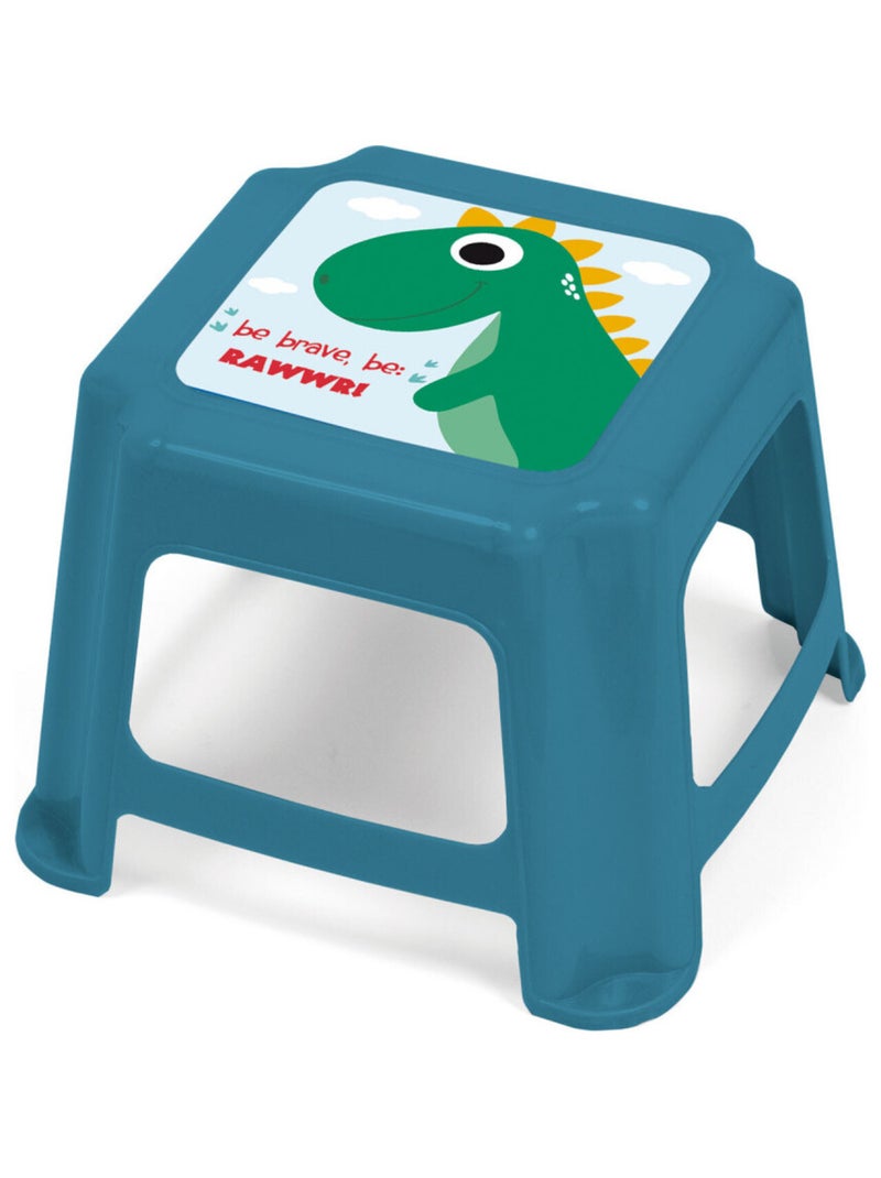 Tabouret En Plastique - Dinosaures Multicolore - Kiabi