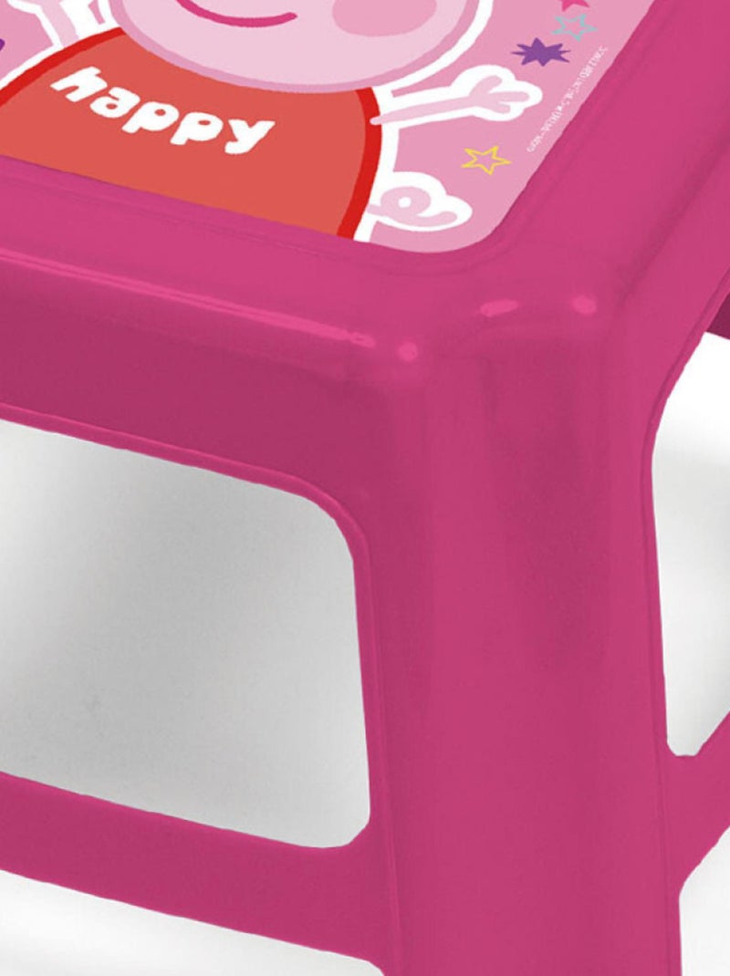 Tabouret en Plastique - Peppa Pig Rose - Kiabi