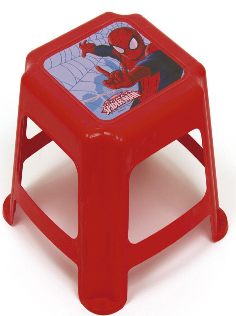 Tabouret En Plastique - Spiderman Multicolore - Kiabi