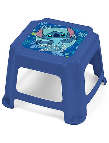 Tabouret en plastique - Stitch - 21x27x27 cm