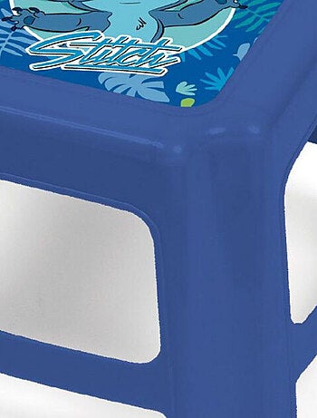 Tabouret en plastique - Stitch - 21x27x27 cm