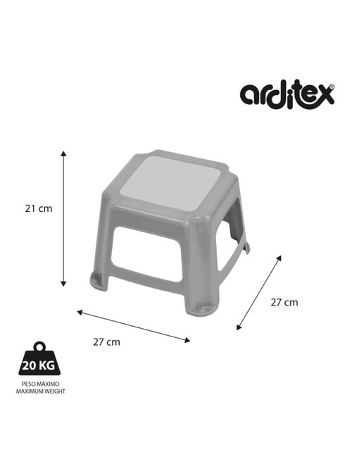 Tabouret En Plastique 27x27x21 cm - Mickey Mouse - Kiabi