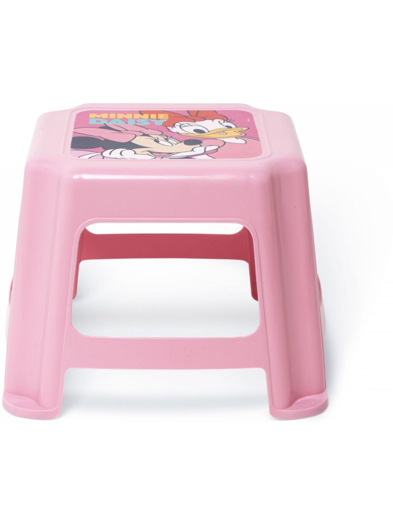 Tabouret En Plastique 27x27x21 cm - Minnie & Daisy Multicolore - Kiabi