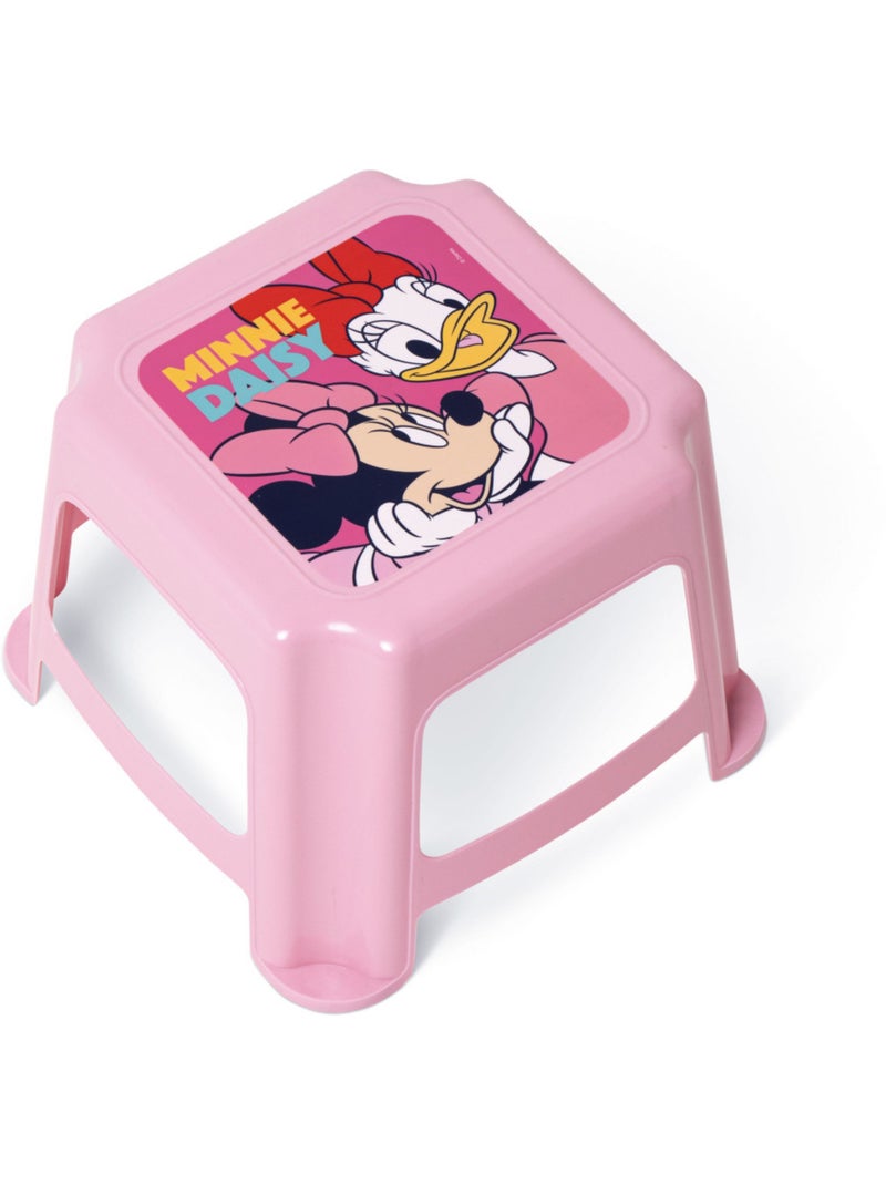 Tabouret En Plastique 27x27x21 cm - Minnie & Daisy Multicolore - Kiabi