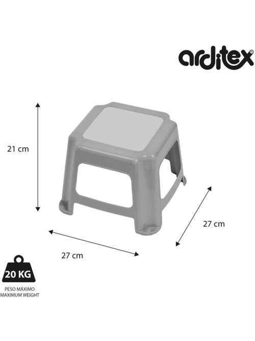 Tabouret En Plastique 27x27x21 cm - Minnie & Daisy - Kiabi