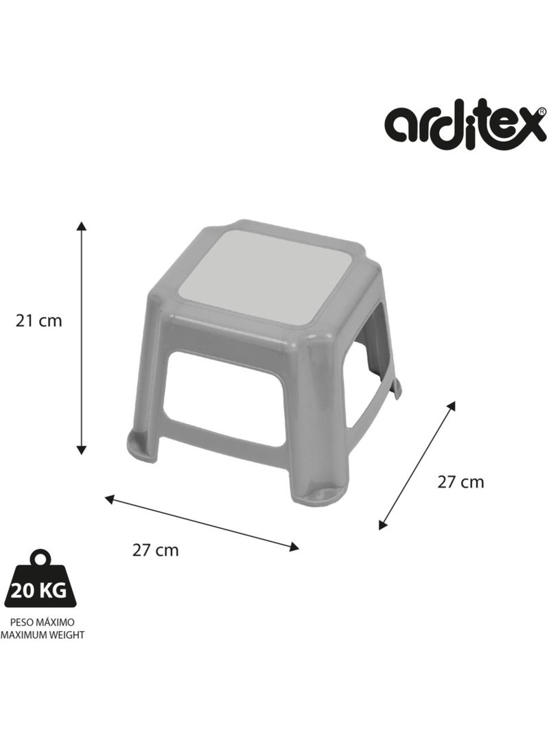 Tabouret En Plastique 27x27x21 cm - Minnie & Daisy Multicolore - Kiabi
