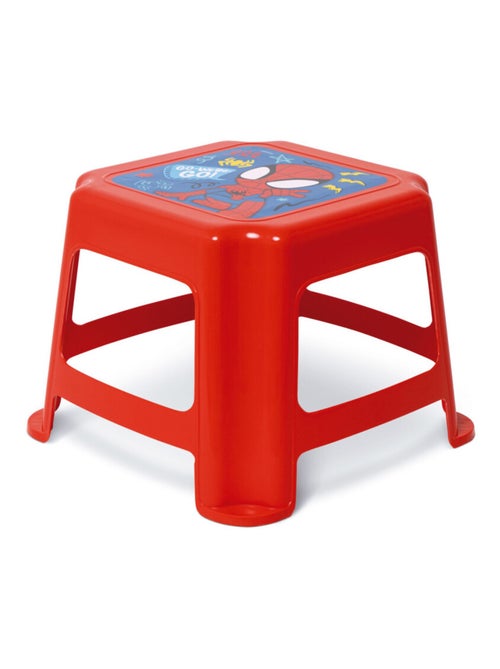 Tabouret En Plastique 27x27x21 cm - Spiderman - Kiabi