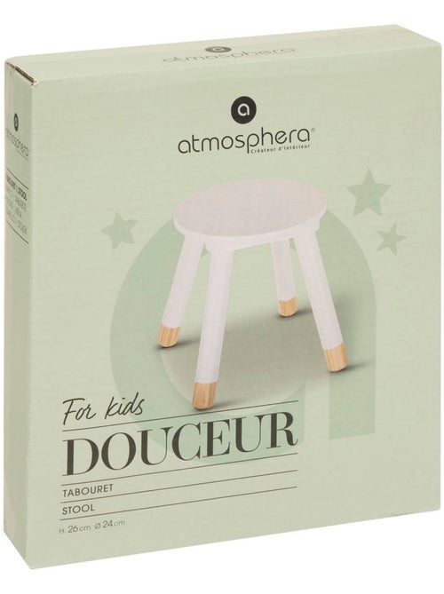 Tabouret enfant en bois DOUCEUR - Kiabi Tabouret enfant en bois DOUCEUR - Kiabi
