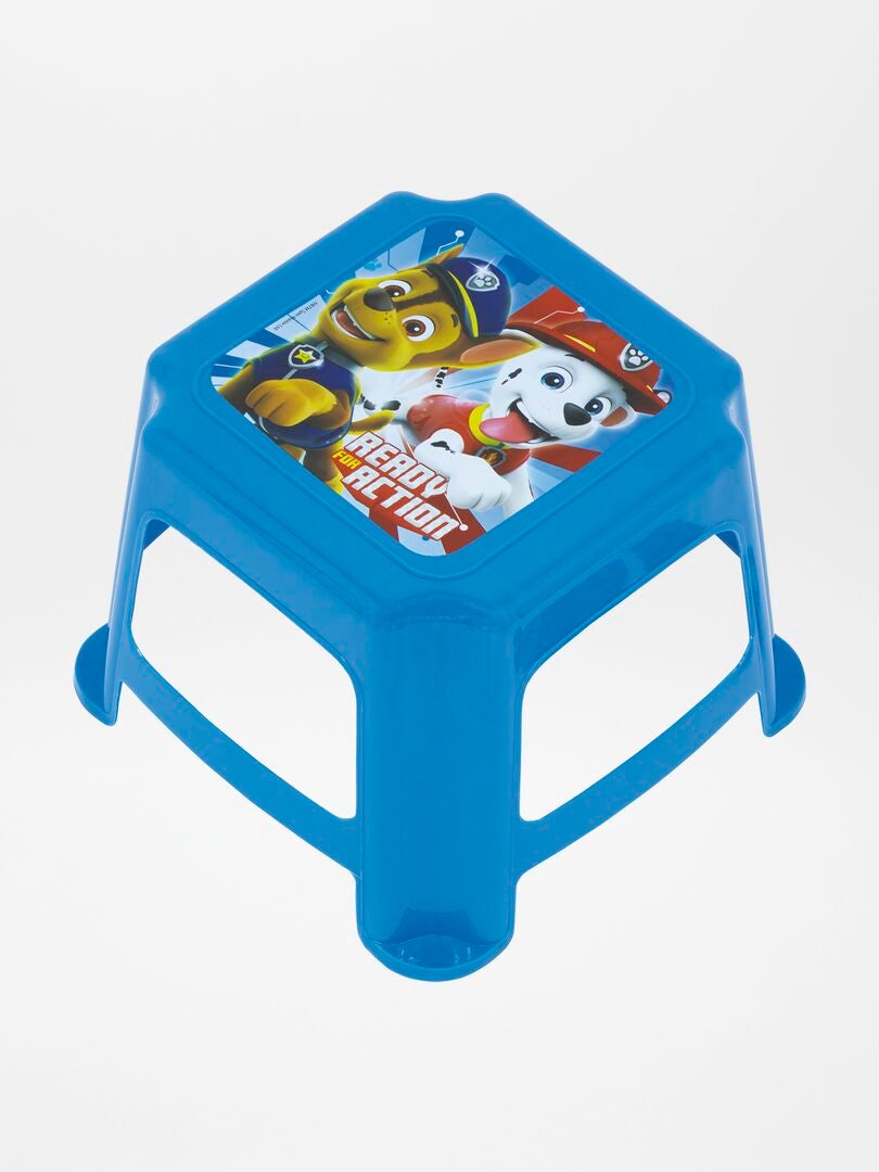 Coffre Rangement Tabouret Superdiver Pat' Patrouille - Licence Officielle, 30x30x30cm | Pouf Pliable