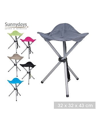 Tabouret pliable Oxford fuchsia