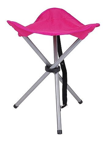 Tabouret pliable Oxford fuchsia