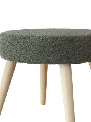 Tabouret rond esprit lodge 45x40cm