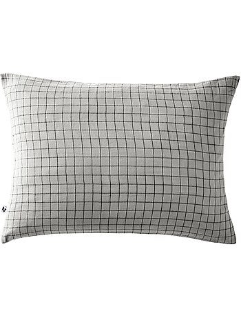 Taie d'oreiller double gaze de coton Gaia Mixe