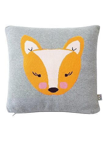 Taie de coussin en tricot de coton, RENARD SEVIRA KIDS