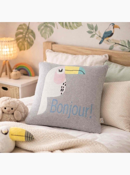Taie de coussin  tricoté, TOUCAN SEVIRA KIDS - Kiabi