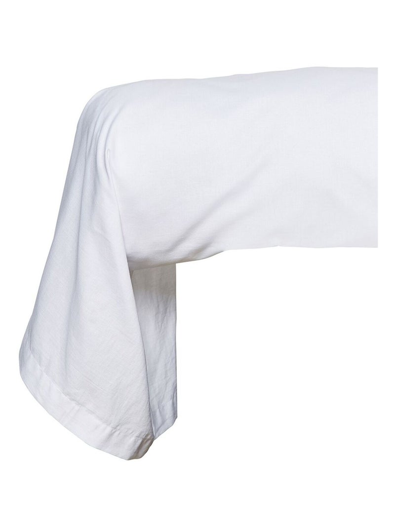 Taie de traversin - 100% coton BIO Blanc - Kiabi