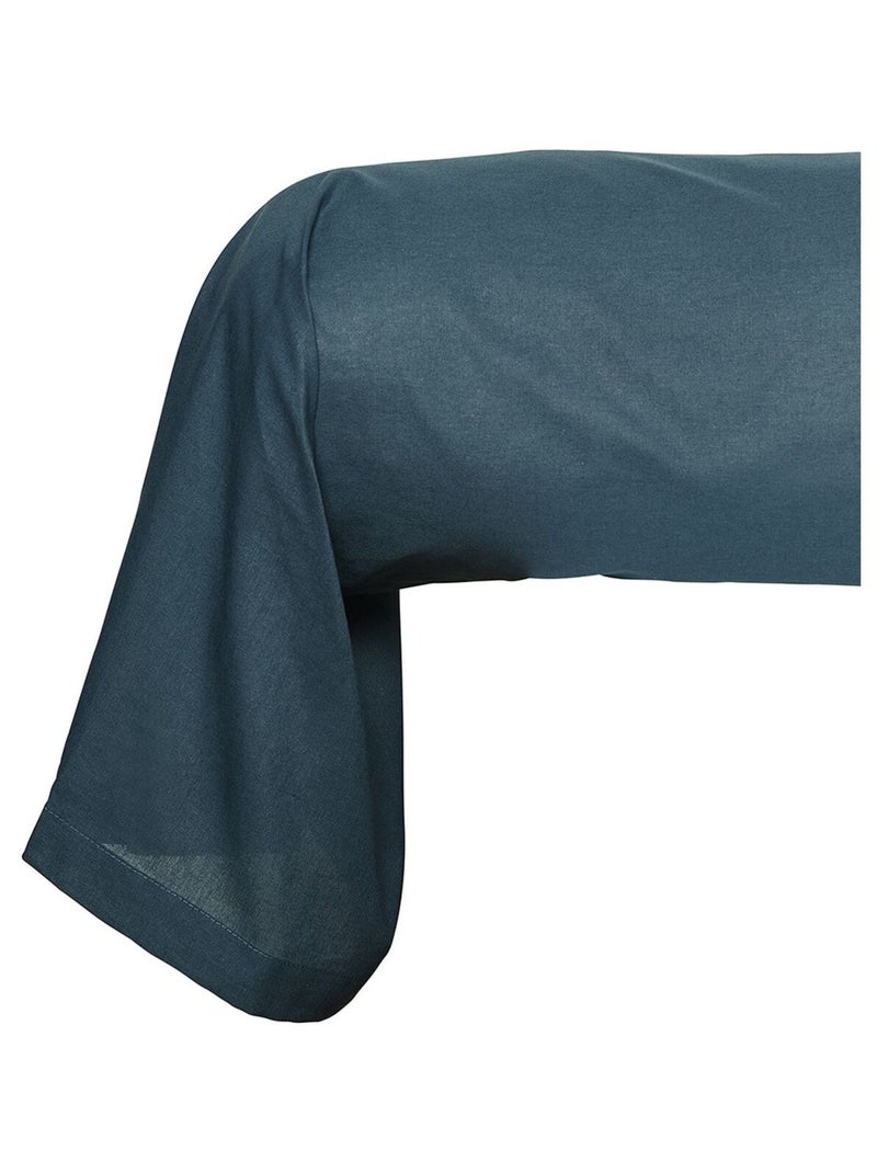 Taie de traversin - 100% coton BIO Bleu - Kiabi