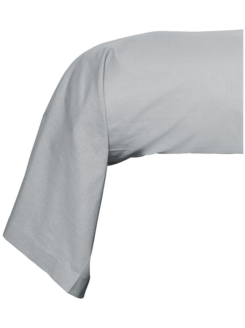 Taie de traversin - 100% coton BIO Gris - Kiabi