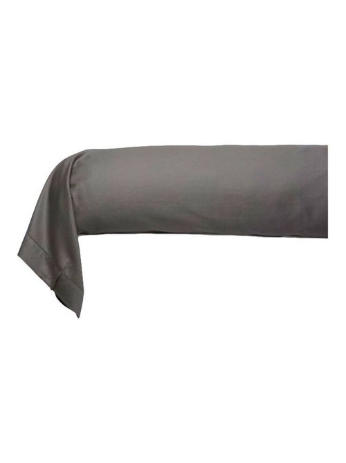 Taie de traversin - Blanc avenue Paris - 100% Satin de coton Peigné" / 80 fils/cm² - Kiabi