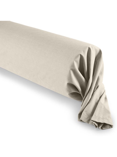 Taie de traversin - Coton Pur - 100 % Coton 57 Fils/cm² - Kiabi Taie de traversin - Coton Pur - 100 % Coton 57 Fils/cm² - Kiabi