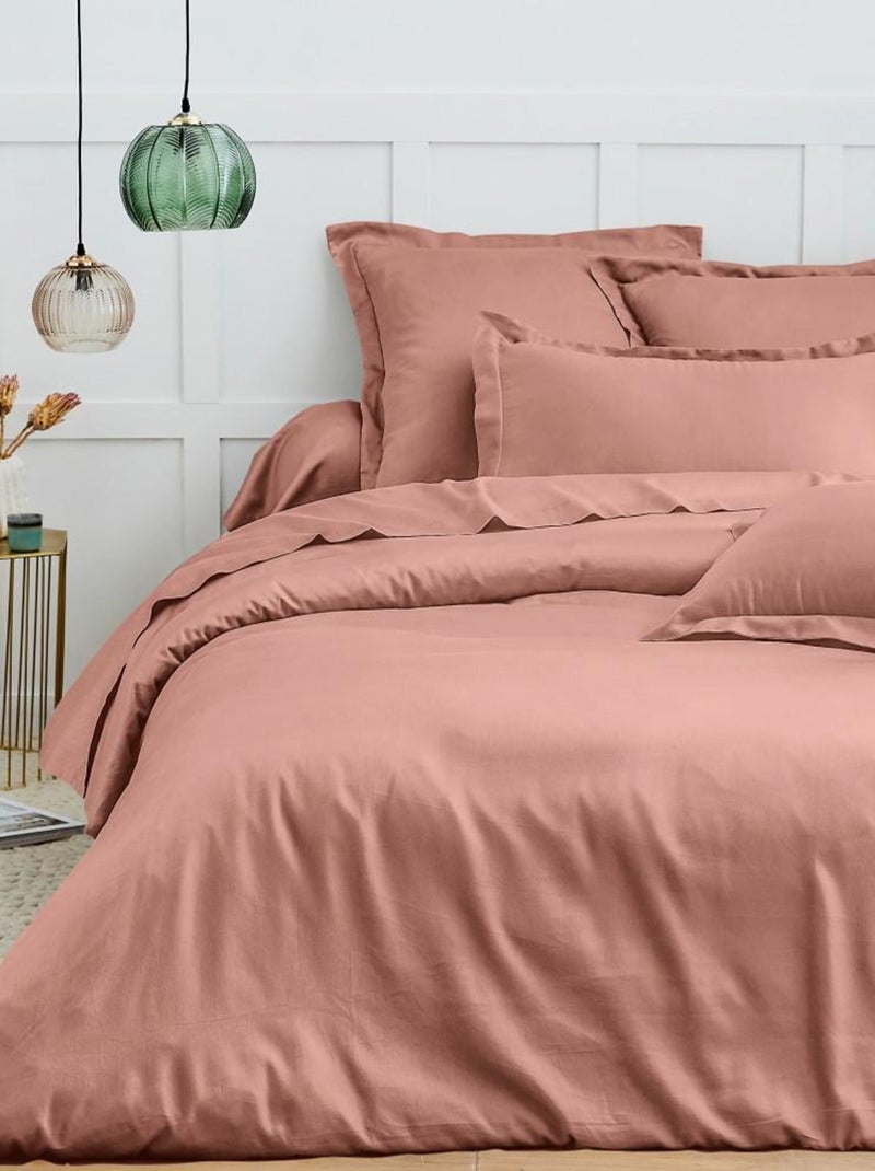 Taie de traversin - Coton Pur - 100 % Coton 57 Fils/cm² Vieux rose - Kiabi