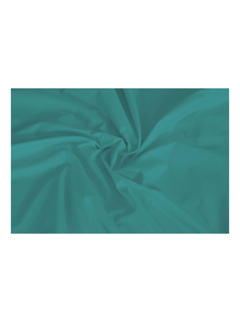 Taie de traversin - Coton Pur - 100% Percale de coton peigné Bleu paon - Kiabi