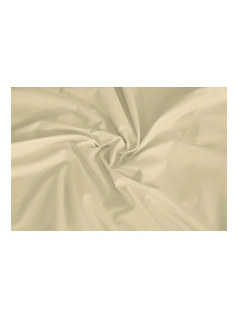 Taie de traversin - Coton Pur - 100% Percale de coton peigné Ivoire - Kiabi