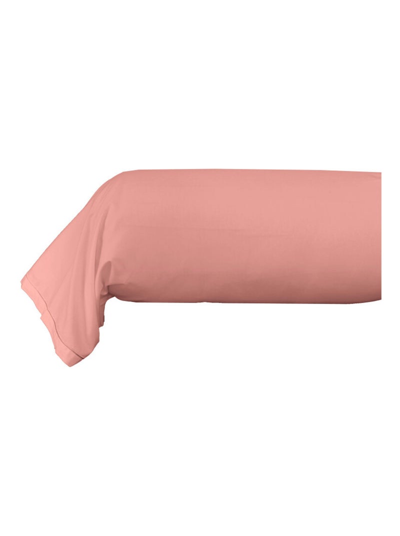 Taie de traversin - Coton Pur - 100% Percale de coton peigné Rose - Kiabi