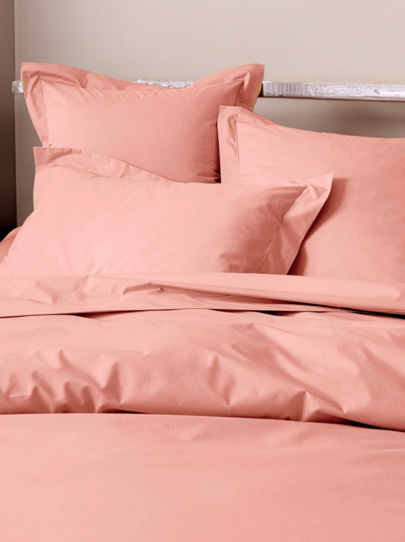 Taie de traversin - Coton Pur - 100% Percale de coton peigné Rose - Kiabi