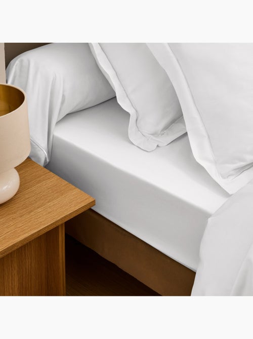 Taie de traversin - Coton Pur - 100% Satin de coton Peigné" / 120 fils/cm² - Kiabi