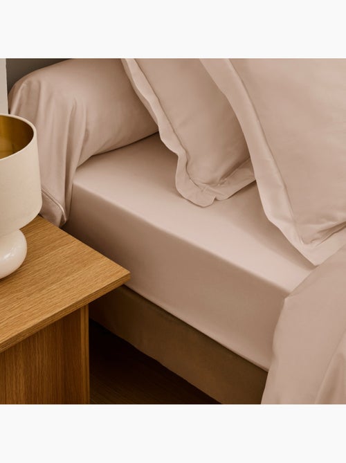 Taie de traversin - Coton Pur - 100% Satin de coton Peigné" / 120 fils/cm² - Kiabi