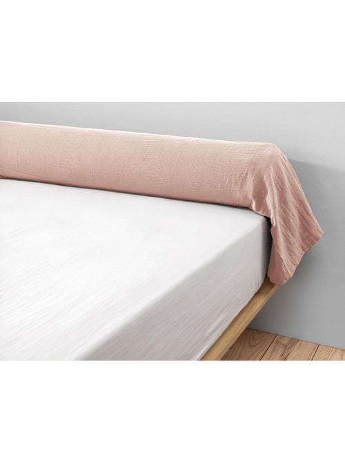 Taie de traversin - Double gaze de coton unie - Gaïa - Kiabi